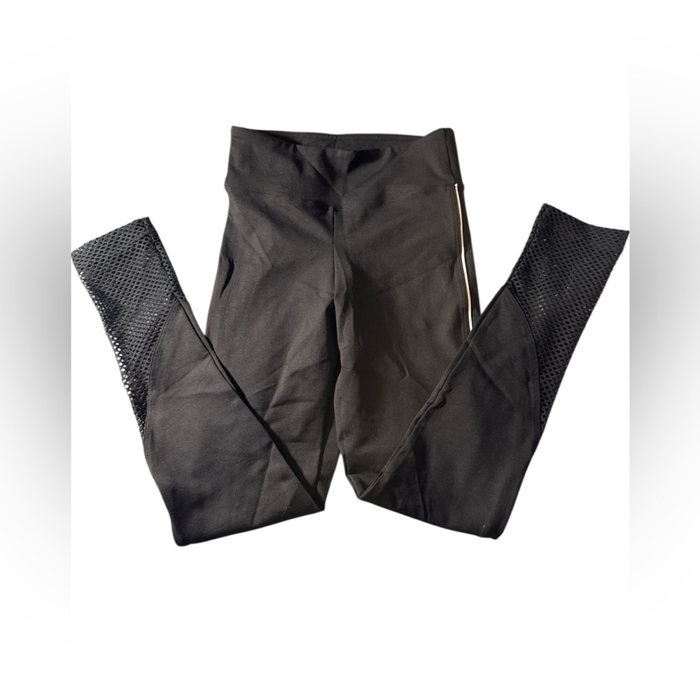 Koral Kids Black Mesh Leggings